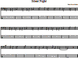 Silent Night Bass Guitar Tab